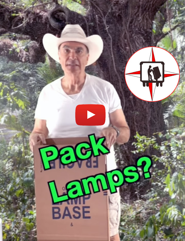 How to pack Lamps
